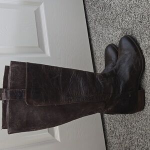 MIA Corey Dark Brown Equestrian Riding Boots Size 8.5